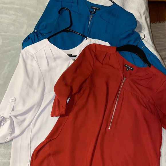 Dynamite dress shirts with zipper - Picture 1 of 1